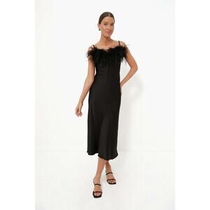 SLEEPER Black Boheme Slip Dress Size S NWT Retail $395 Tuckernuck